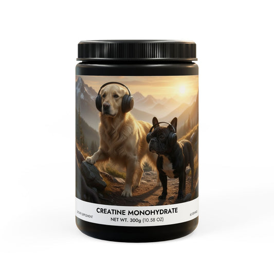 Goldie & Frenchie Creatine Monohydrate Supplement (300g, 10.58oz)
