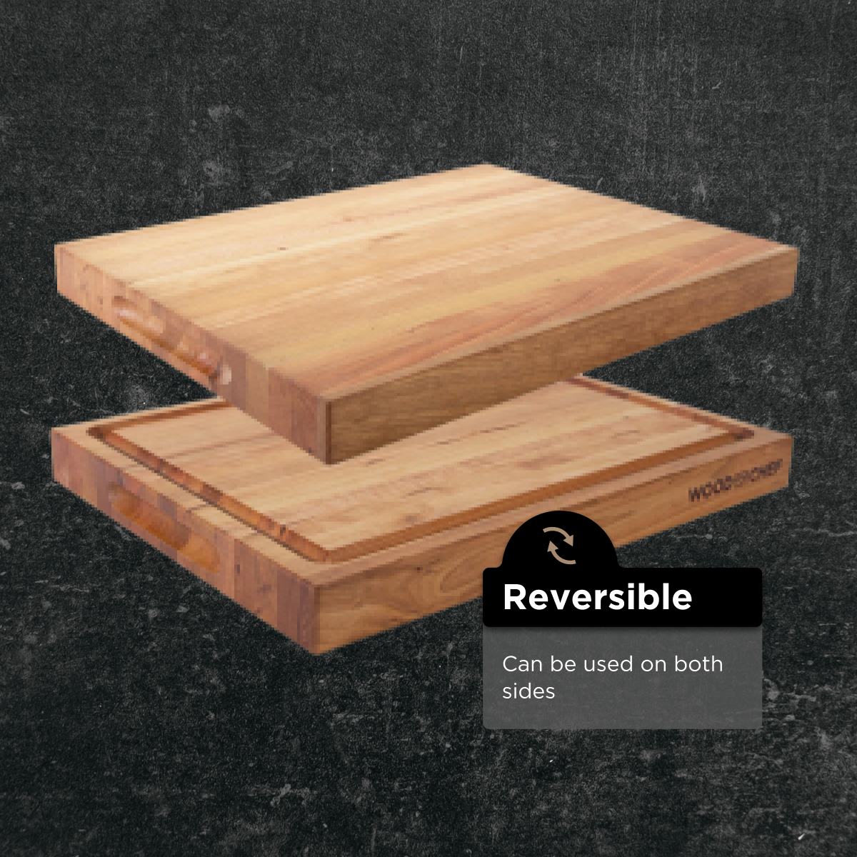 Classic Large Wood Reversible Cutting Board