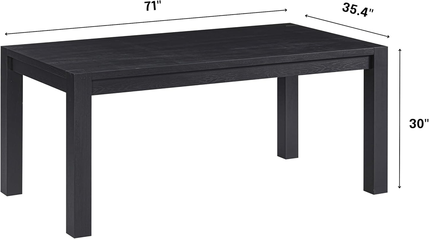 Block Table - Burnt Black