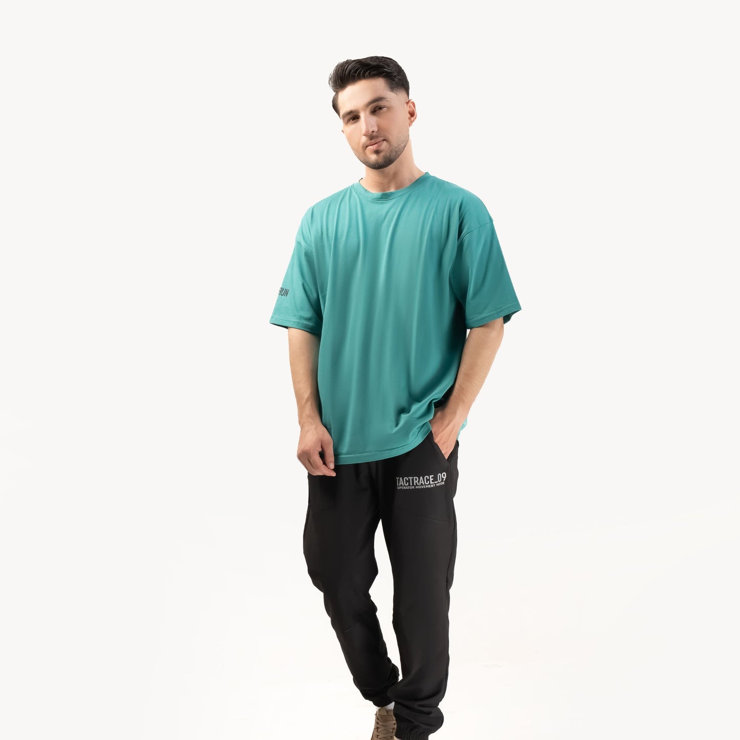OPERATOR_77 OVERSIZED TEE — ROUGE GREEN