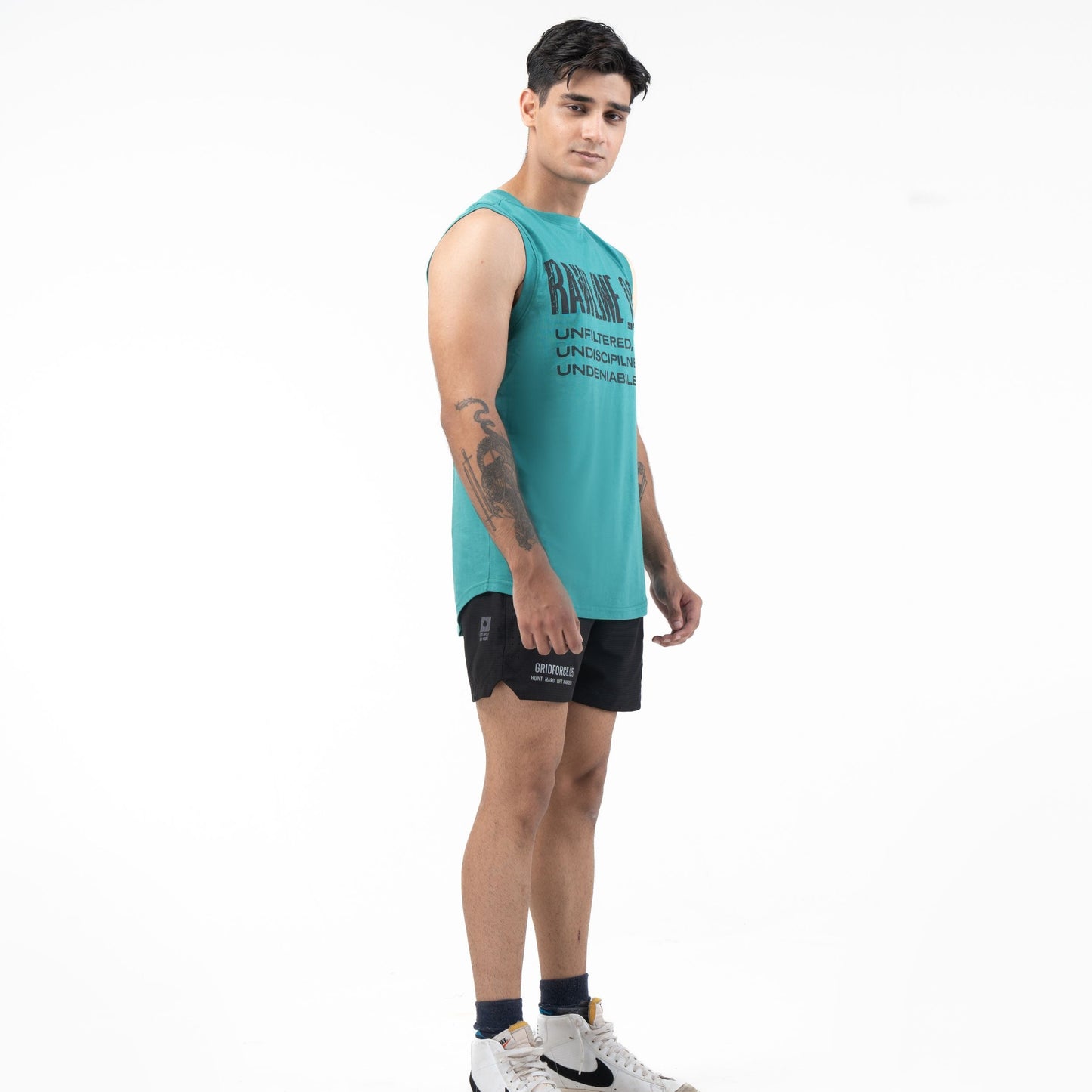 RAWLINE_00 VEST — ROUGE GREEN