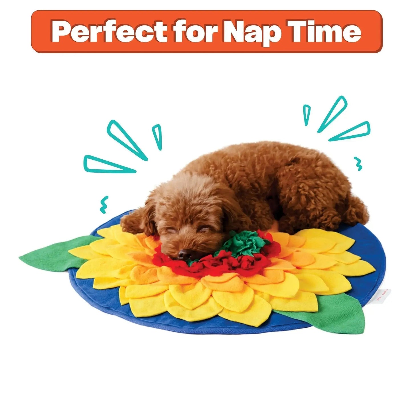 Sunflowerz Snuffle Mat—Soft & Washable- For Dogs, Cats & Rabbits