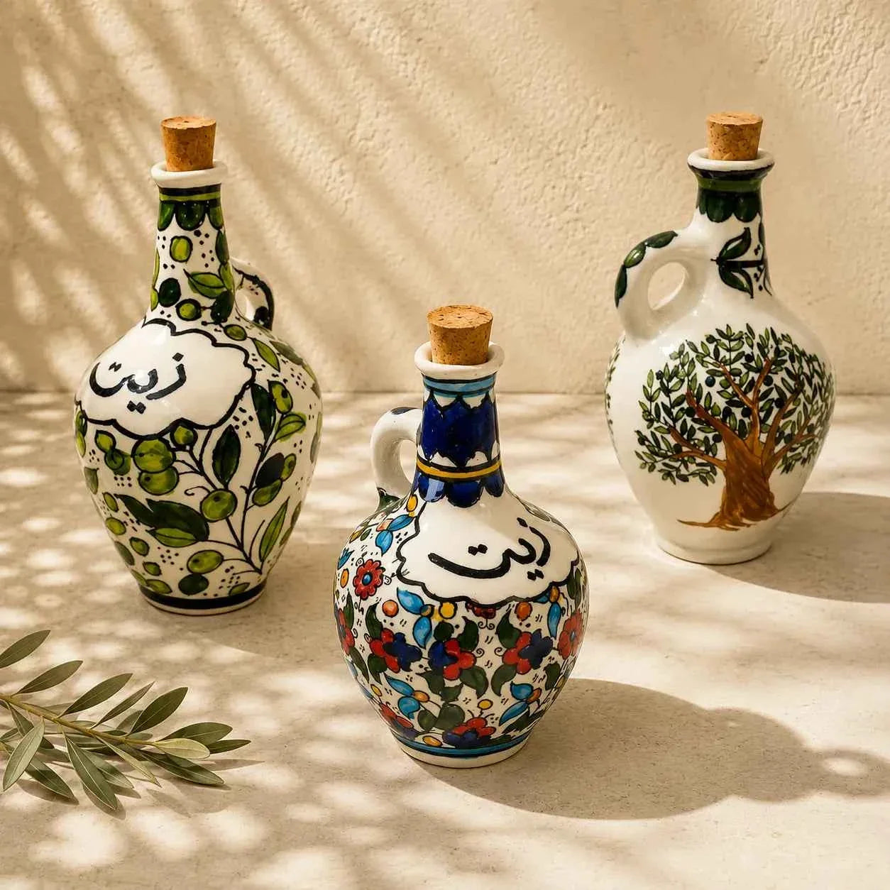 Handmade Ceramic Olive Oil Dispenser – Artful & Functional Kitchen Companion