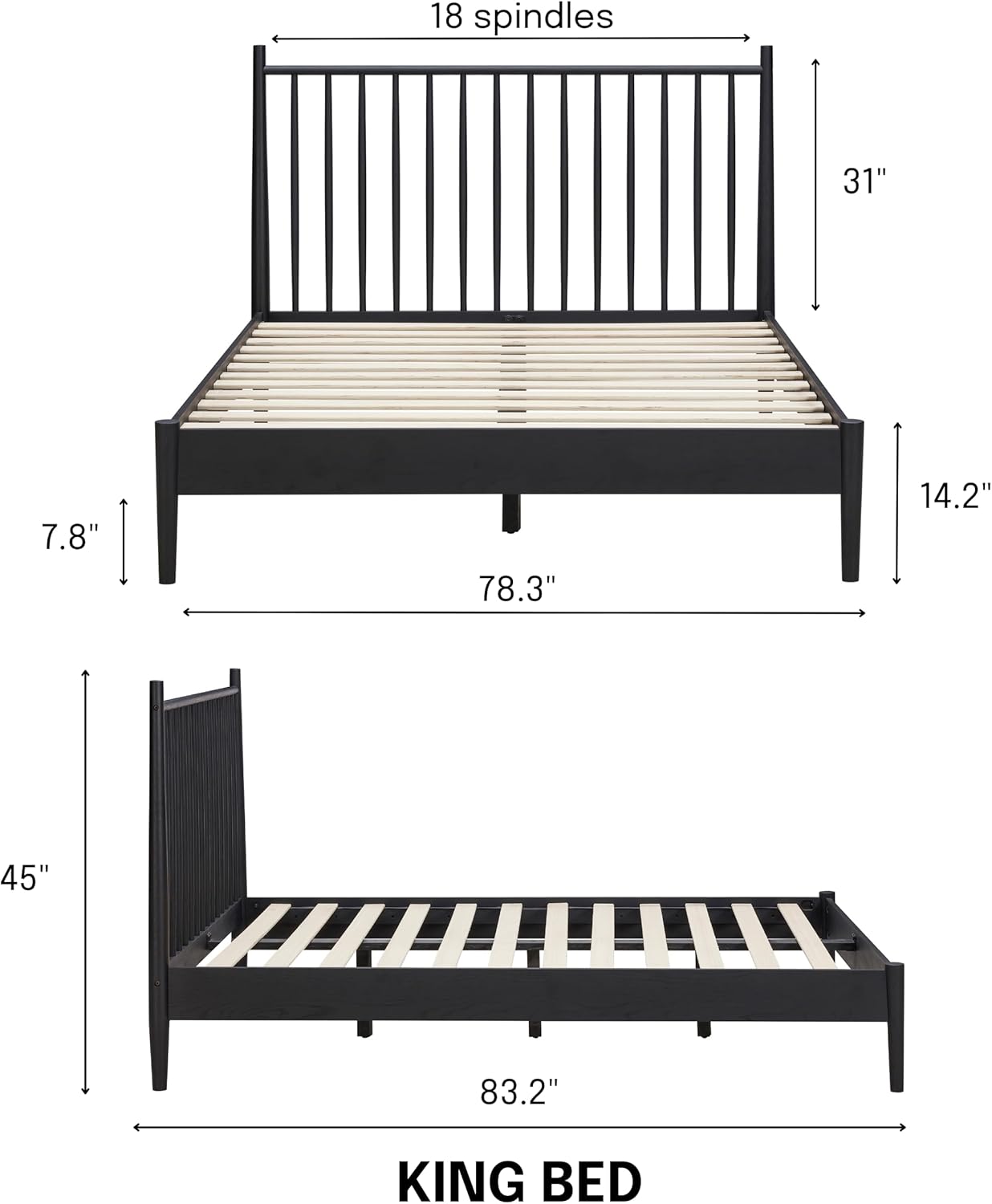 Inno Wooden Bed Frame