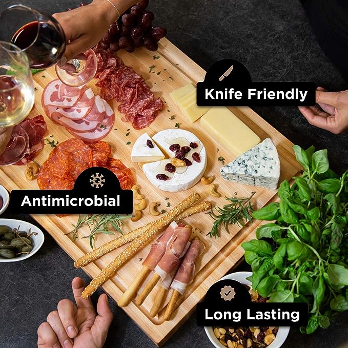 Classic Medium Wood Reversible Cutting Board