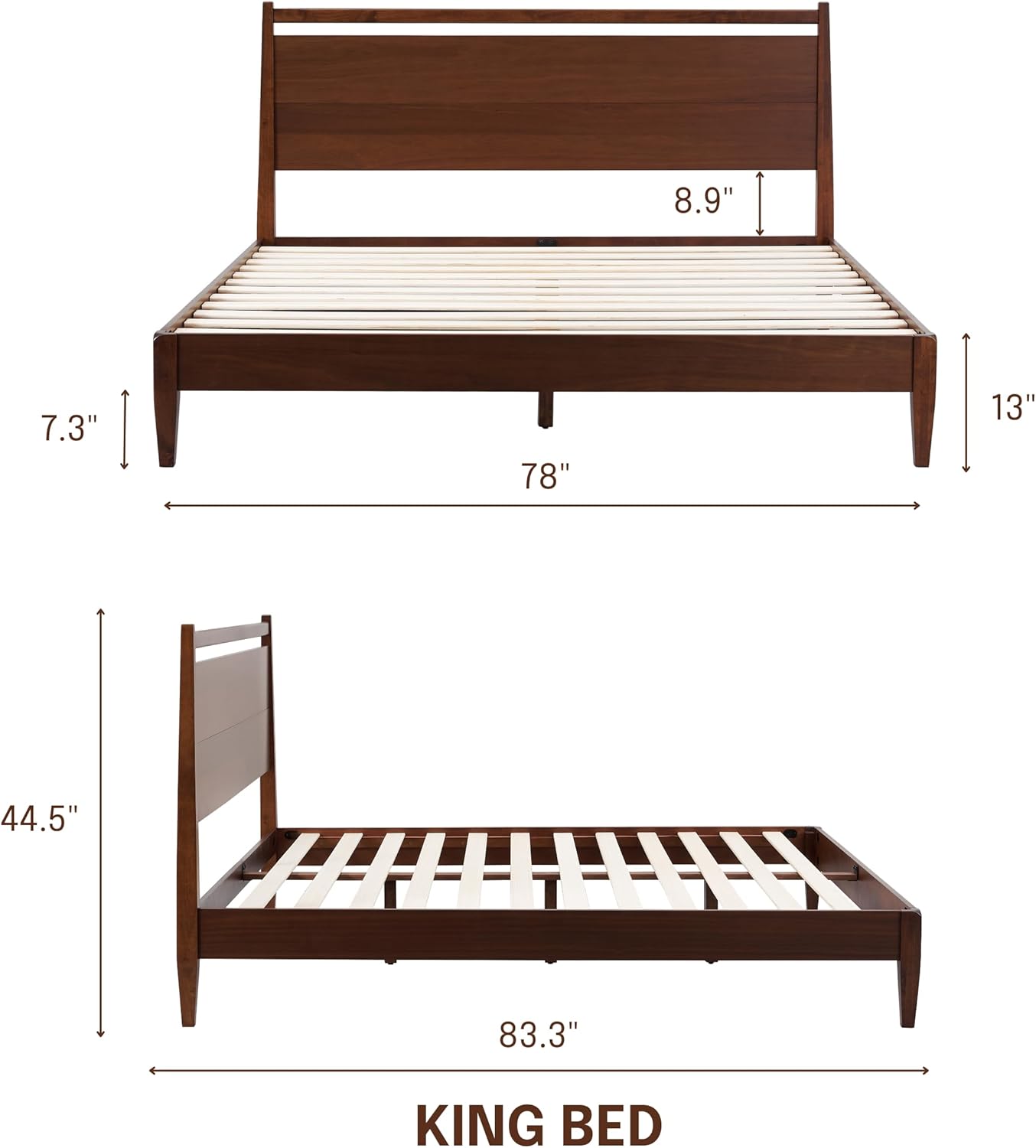 Adept Wooden Bed Frame