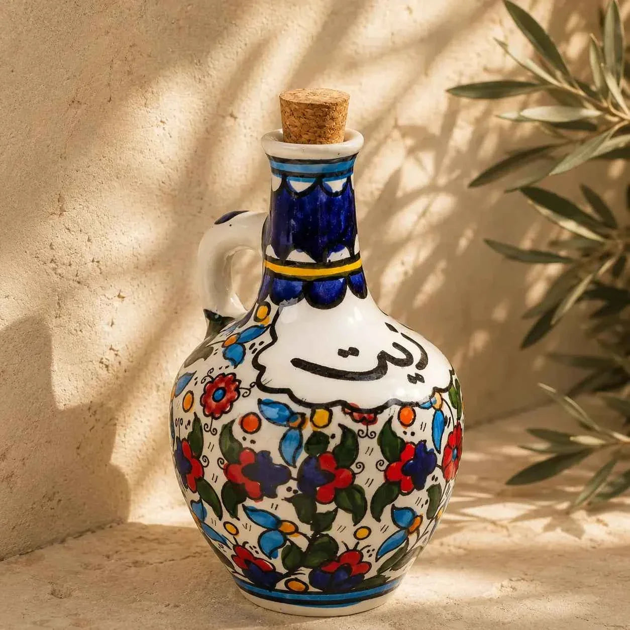 Handmade Ceramic Olive Oil Dispenser – Artful & Functional Kitchen Companion