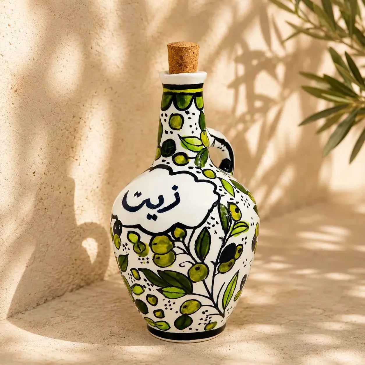 Handmade Ceramic Olive Oil Dispenser – Artful & Functional Kitchen Companion