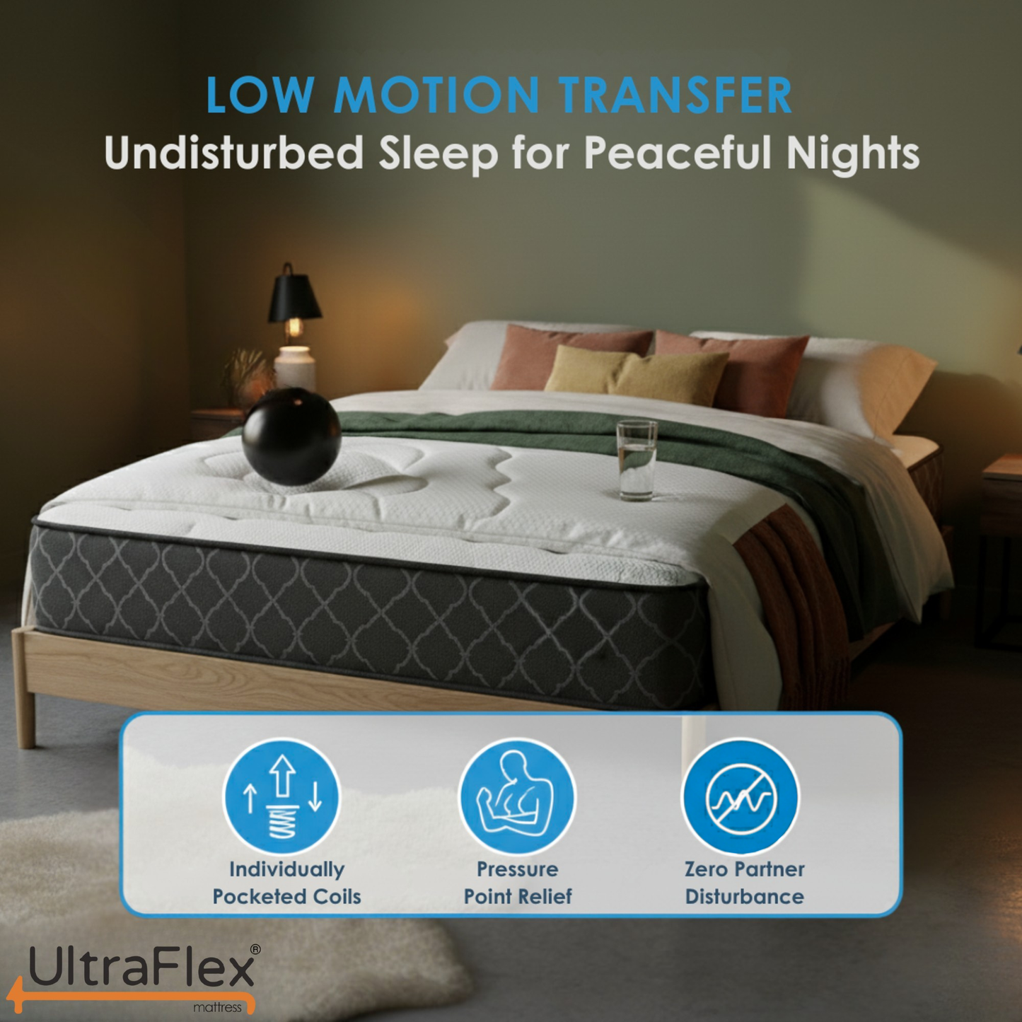 UltraFlex® SUMMIT Firm Pocket Coil Hybrid Mattress – Canadian-Made Orthopedic Support with Cooling Gel Foam, Quilted Top, Breathable & Hypoallergenic Comfort, Edge Support & Motion Isolation