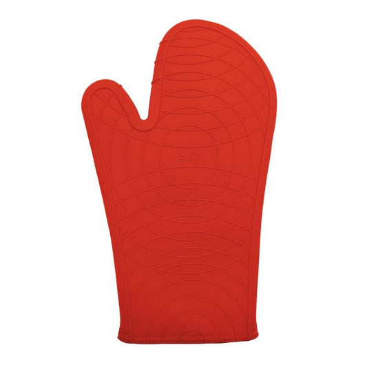 STARFRIT Red 12 Inch Silicone Oven Mitt - 0802350060000