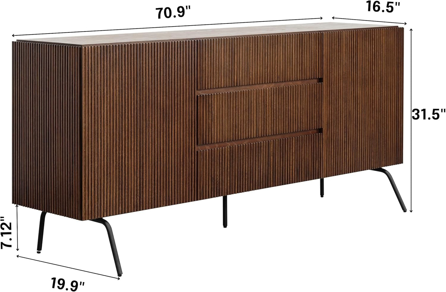 VEIL Sideboard 2 Doors 3 Drawers