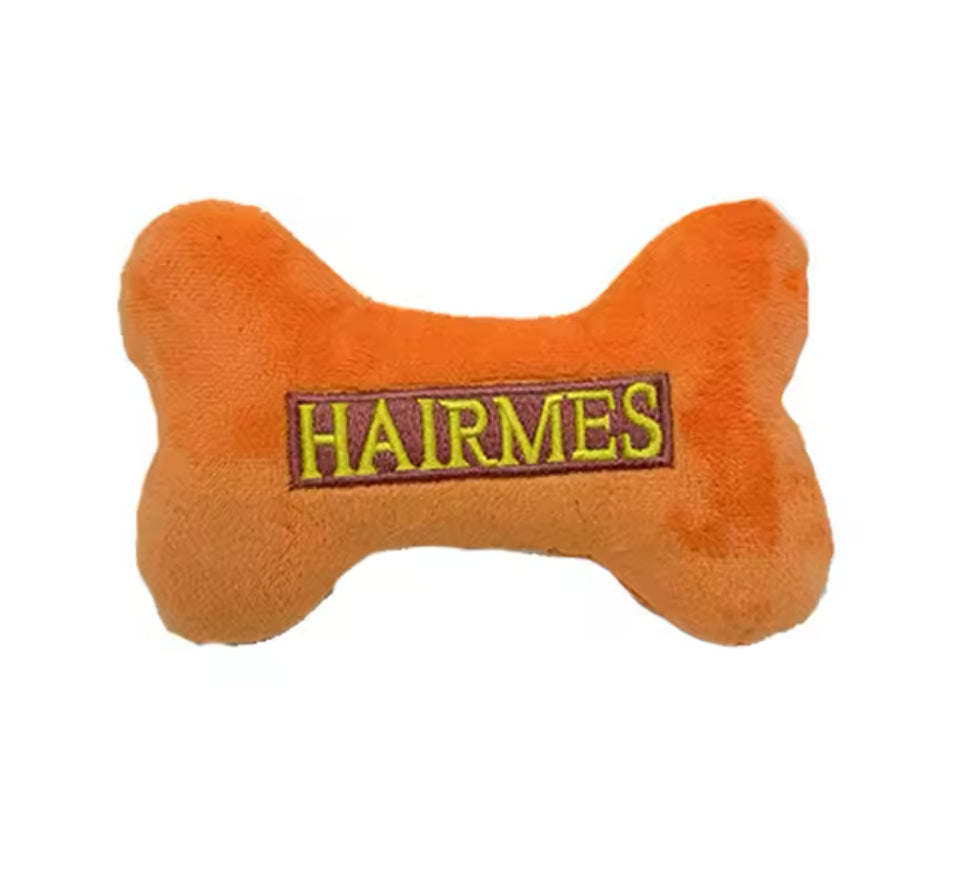 Hairmes Bone Plush Toy – Luxury Plush Dog Toy