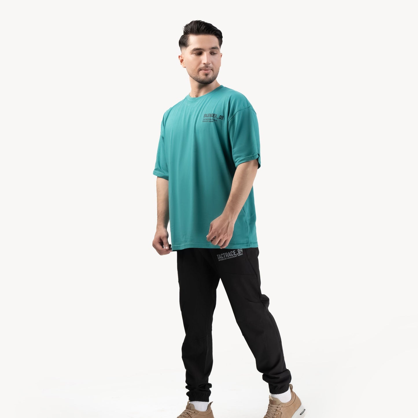 SILENCER 09 OVERSIZE TEE — ROUGE GREEN