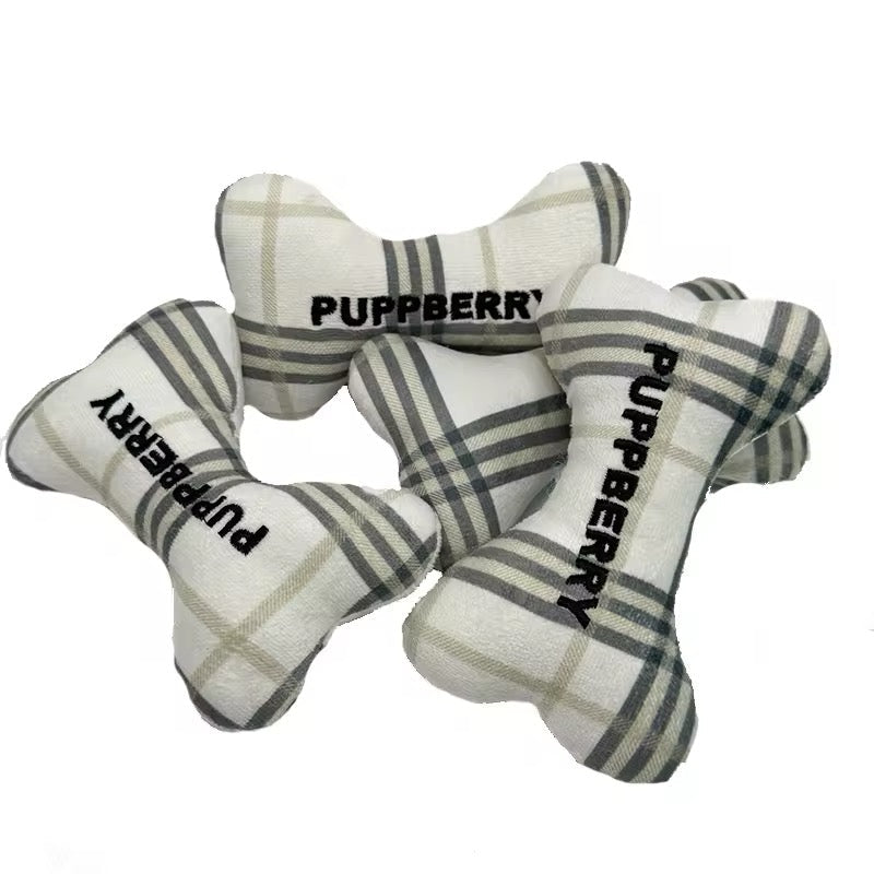 Puppberry Dog Bone Toy | Plush Dog Toy