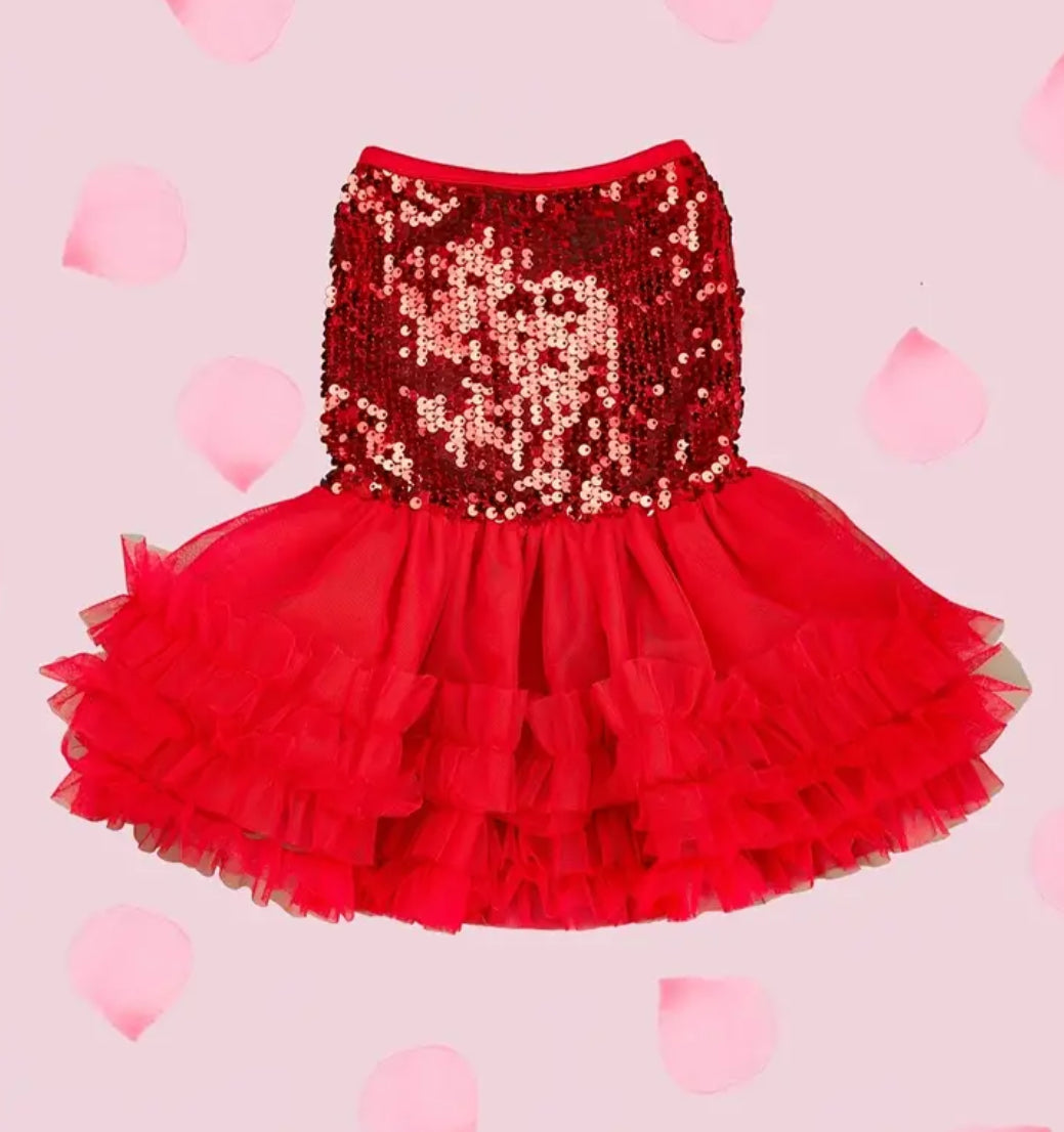Ruby Dog Dress | Designer Pet Dress