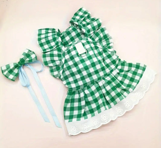Pawrock Dress – Dog Dress with Bow