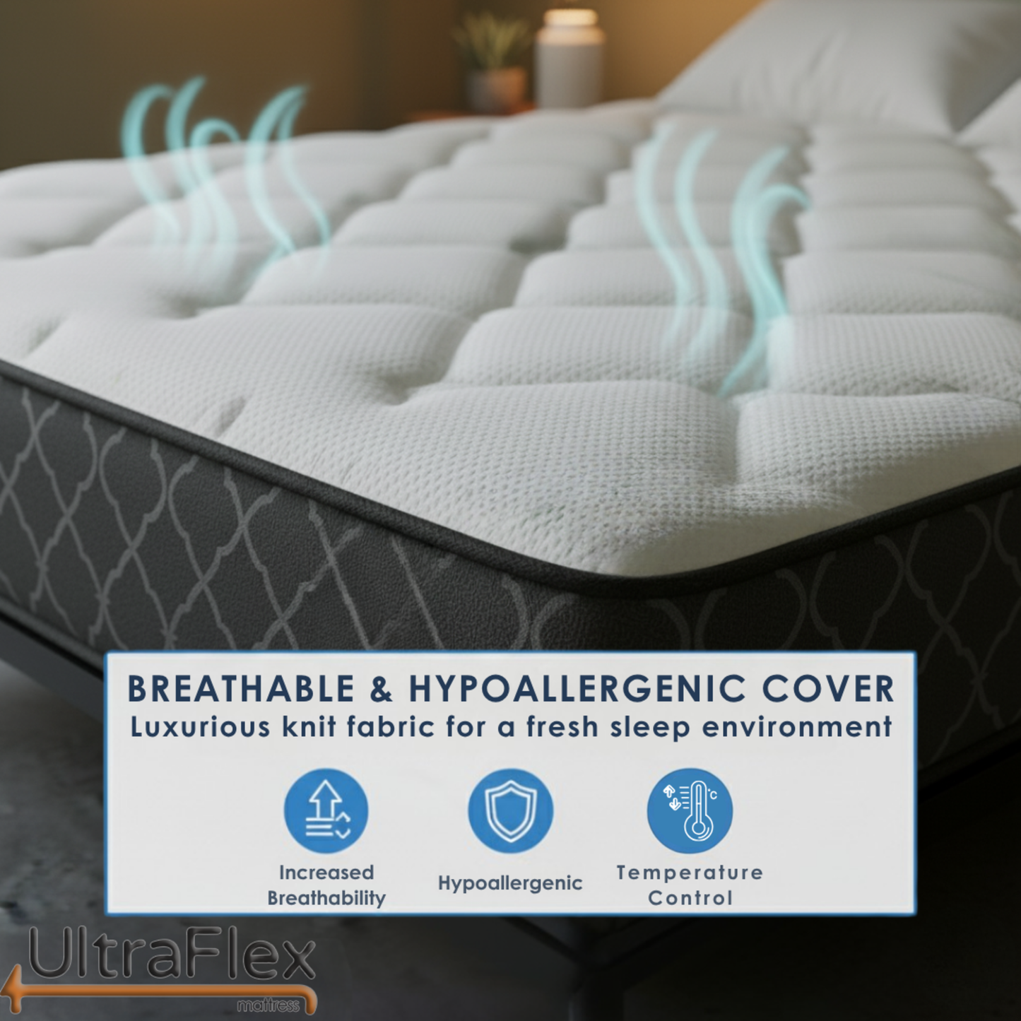UltraFlex® SUMMIT Firm Pocket Coil Hybrid Mattress – Canadian-Made Orthopedic Support with Cooling Gel Foam, Quilted Top, Breathable & Hypoallergenic Comfort, Edge Support & Motion Isolation