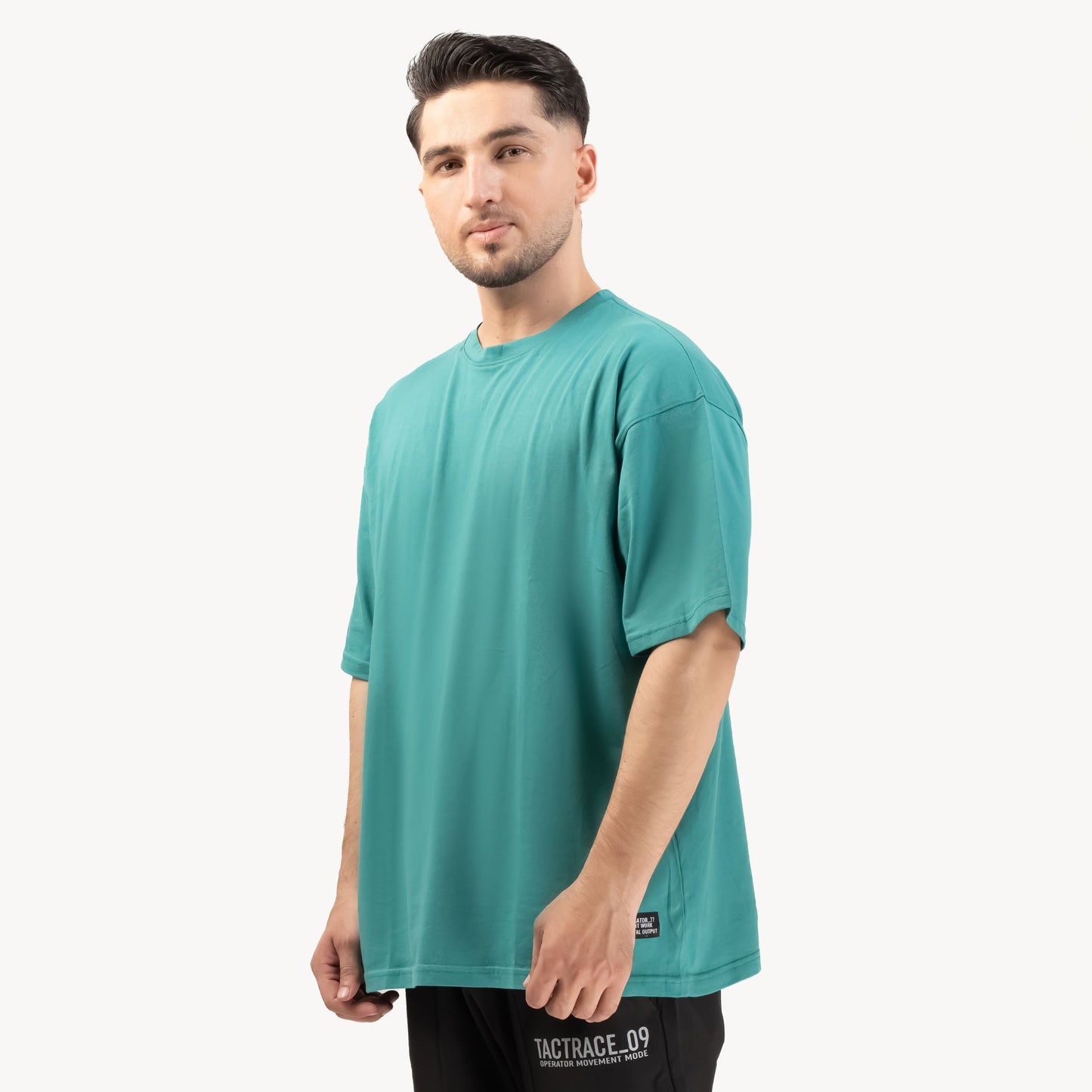 OPERATOR_77 OVERSIZED TEE — ROUGE GREEN