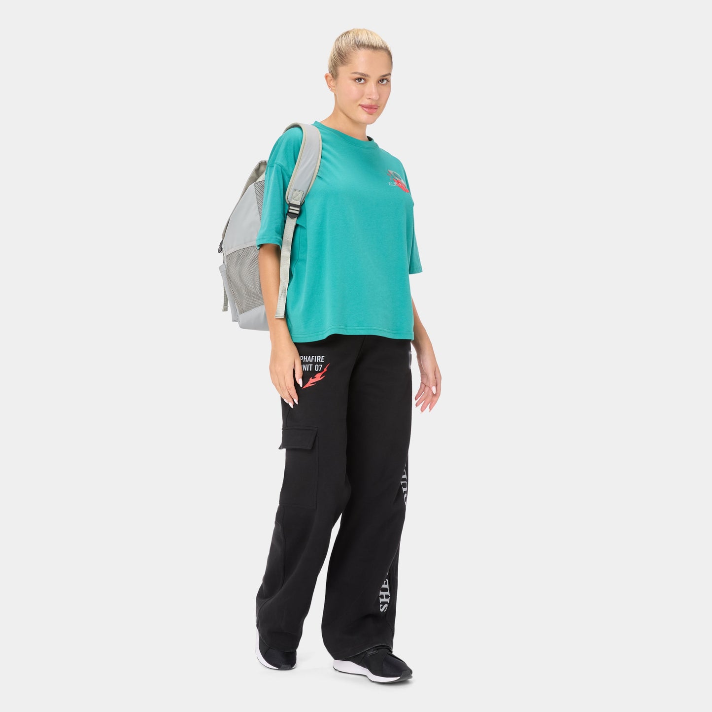 ALPHAFIRE OVERSIZED T-SHIRT — ROUGE GREEN