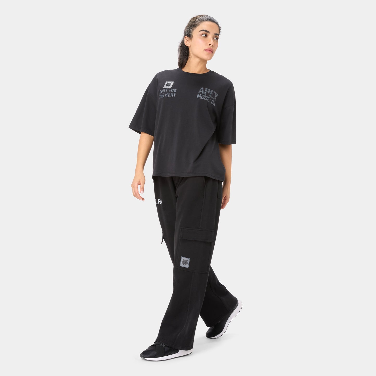 APEXMODE OVERSIZED T-SHIRT — WAR BLACK