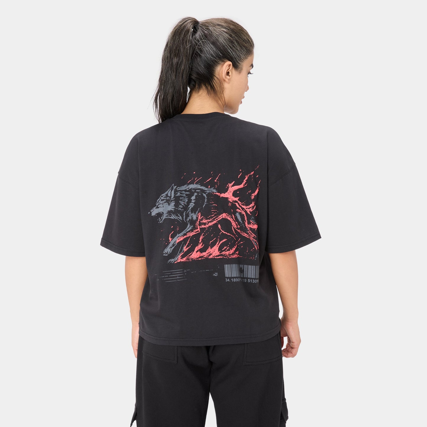 APEXMODE OVERSIZED T-SHIRT — WAR BLACK