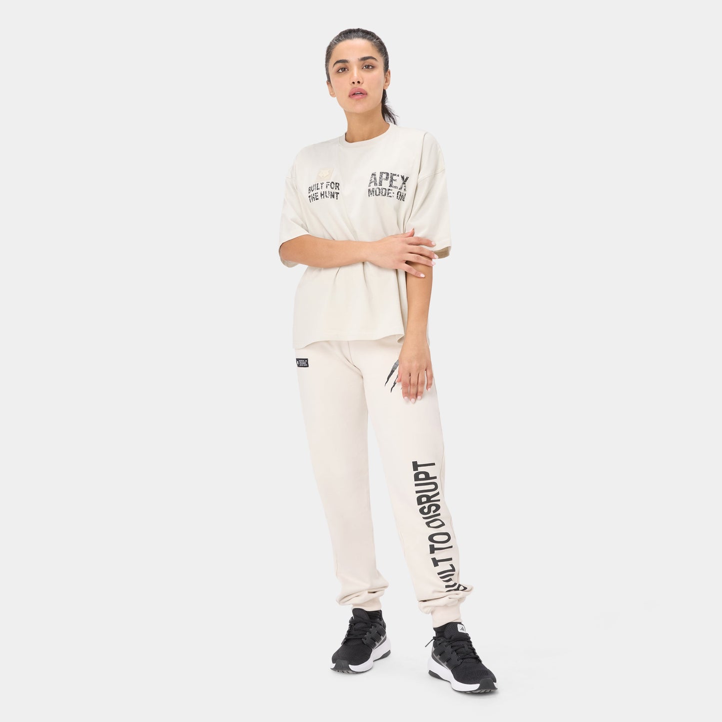 APEXMODE OVERSIZED T-SHIRT — TACTICAL BEIGE