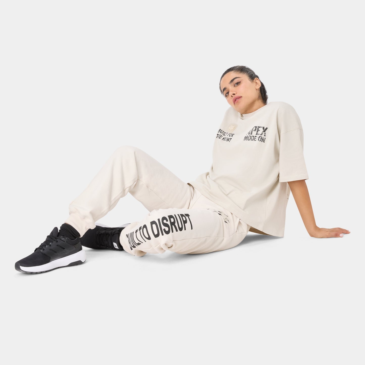 APEXMODE OVERSIZED T-SHIRT — TACTICAL BEIGE