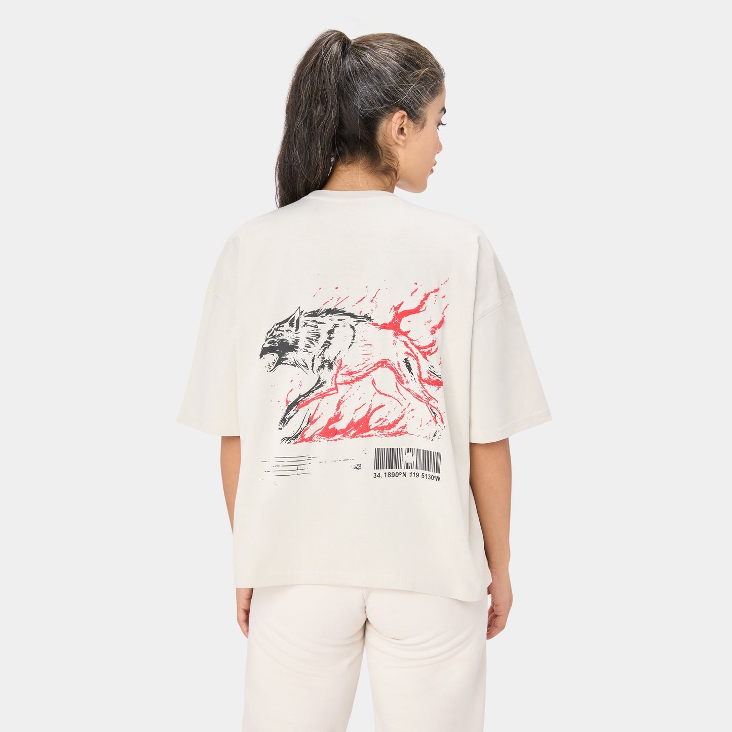 APEXMODE OVERSIZED T-SHIRT — TACTICAL BEIGE