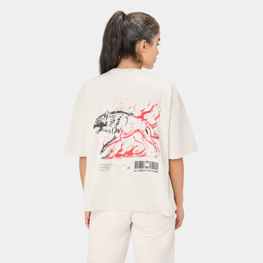APEXMODE OVERSIZED T-SHIRT — TACTICAL BEIGE