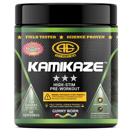 Advanced Genetics KAMIKAZE (Pre-Workout), 60 Servings
