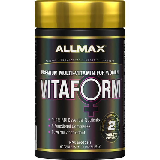 Allmax VITAFORM FOR WOMEN (Women's Multi-Vitamin), 30 Day Supply