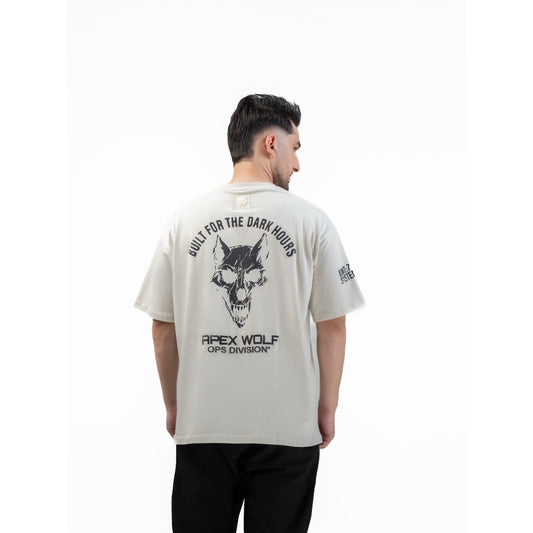 OPERATOR_77 OVERSIZED TEE — TACTICAL BEIGE