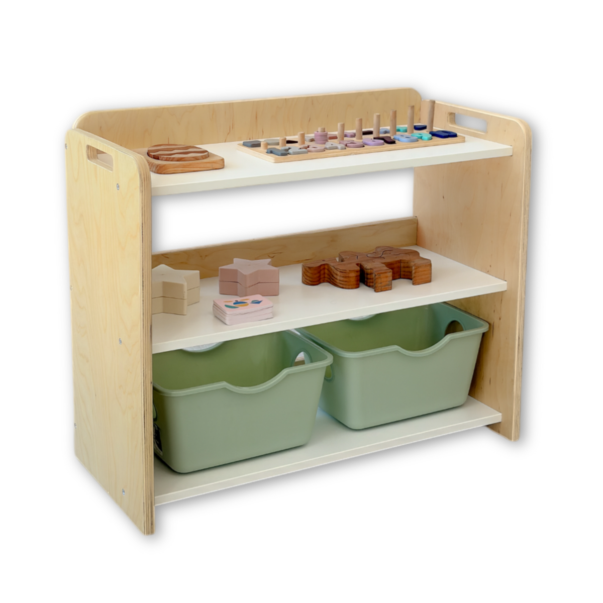 BANANA - Montessori Shelf with Borders