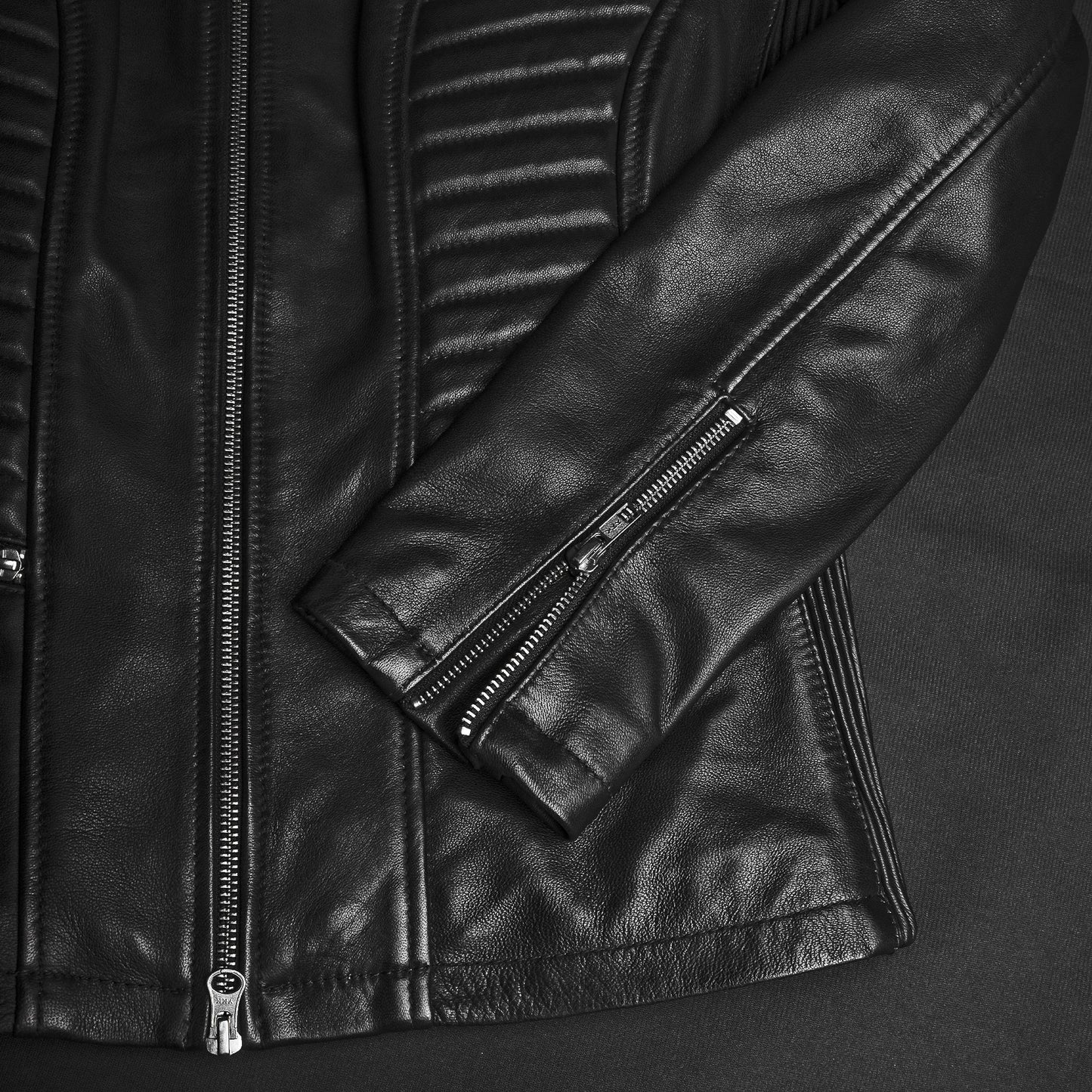 Valkyrie Black Leather Jacket