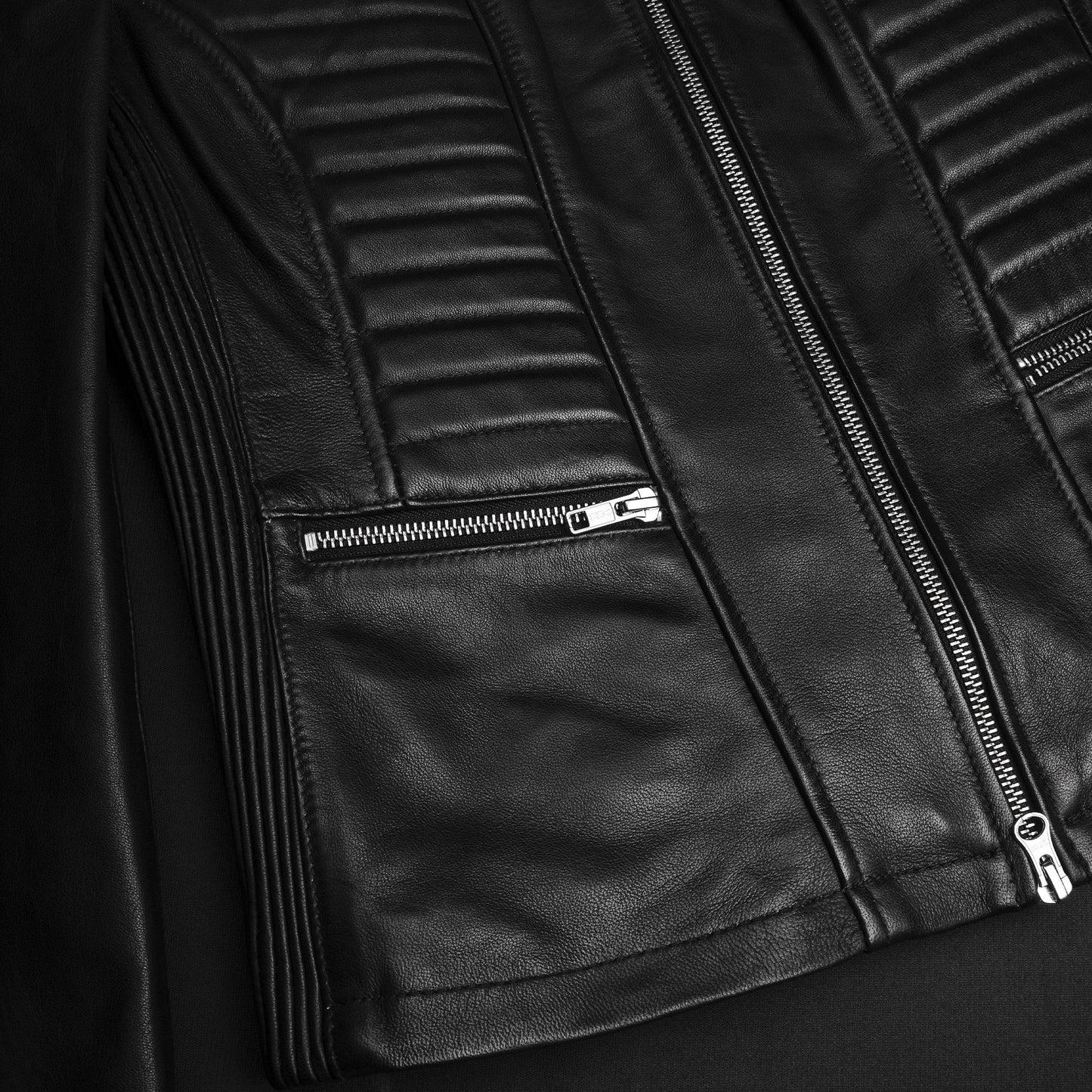 Valkyrie Black Leather Jacket