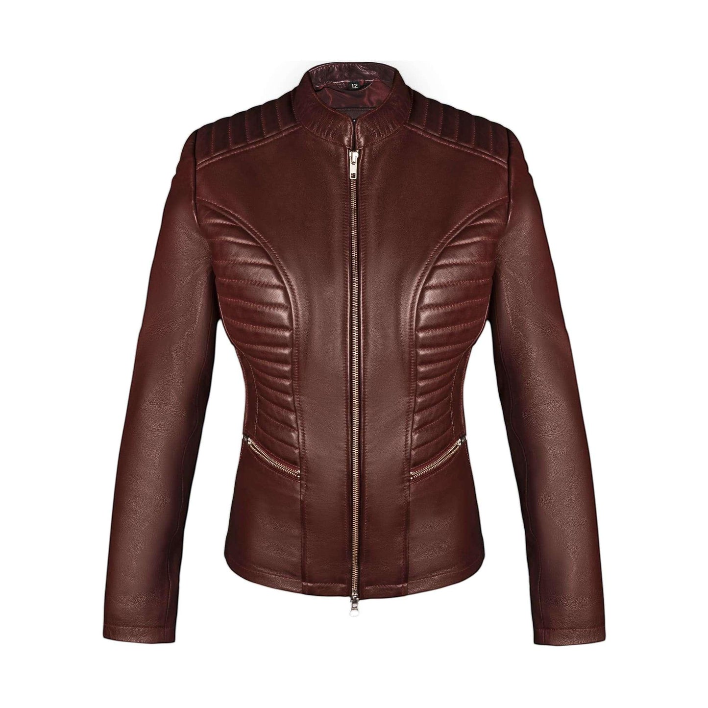 Valkyrie Burgundy Leather Jacket