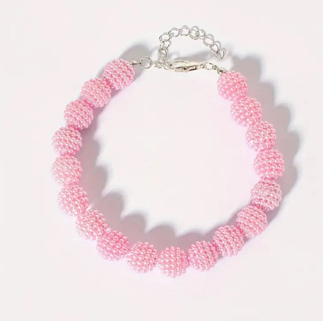 Gabriella Dog Collar | Beaded Dog Collar