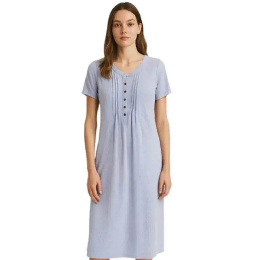 Chemise de nuit col V