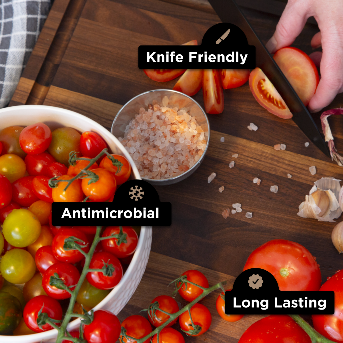 Classic Large Wood Reversible Cutting Board