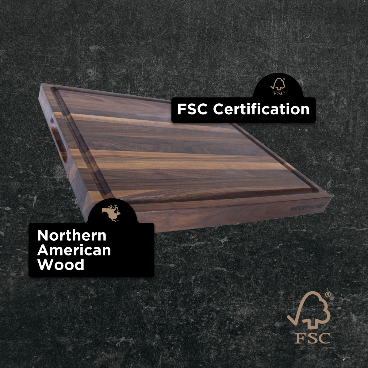 Classic Large Wood Reversible Cutting Board