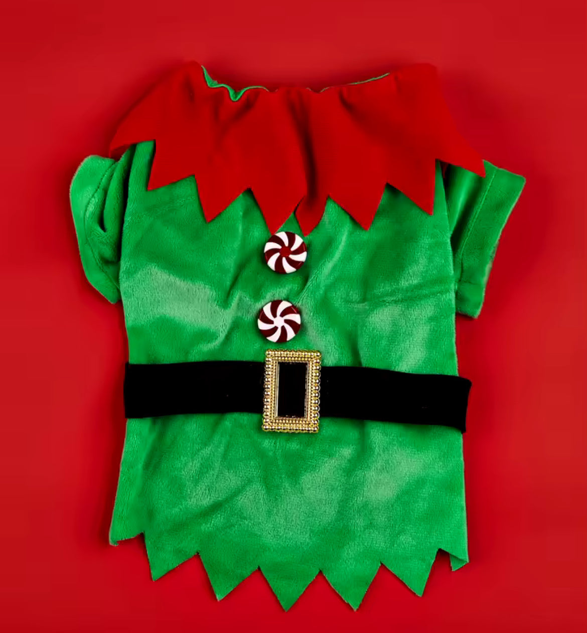 Elf Christmas Outfit – Festive Holiday Costume for Dogs