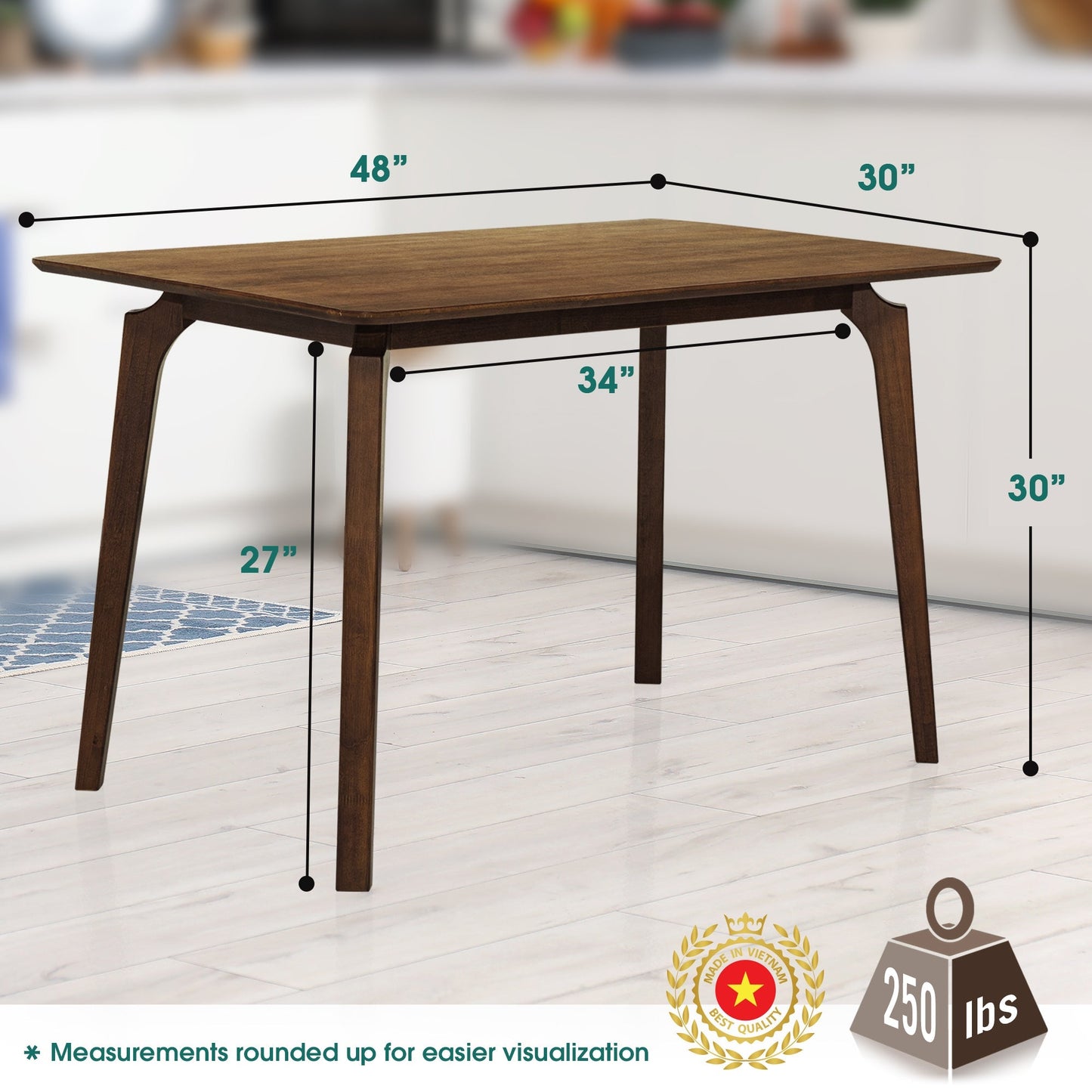 Verve 48 Inches Dining Table
