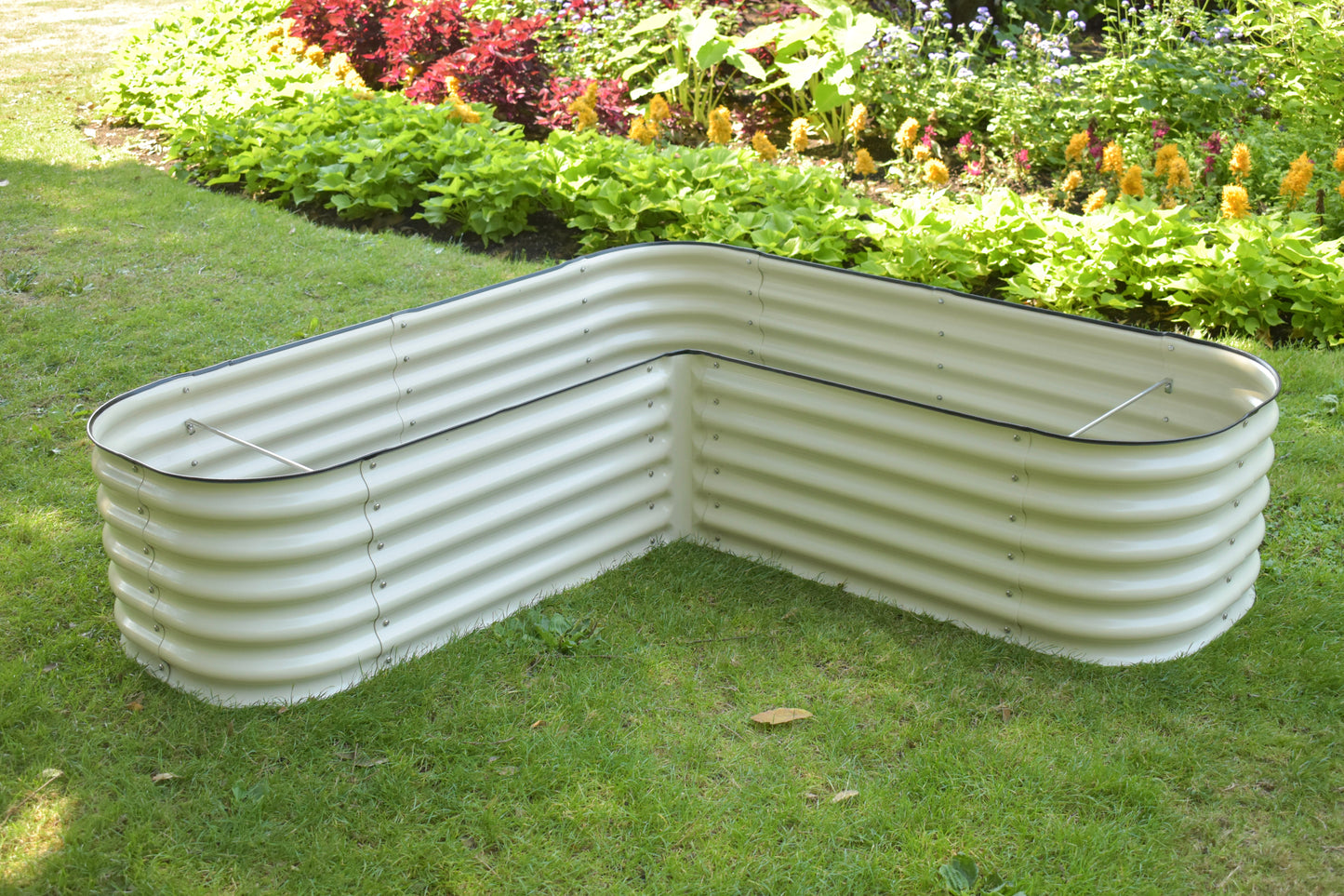17" Tall L-Shape Garden Bed Kit