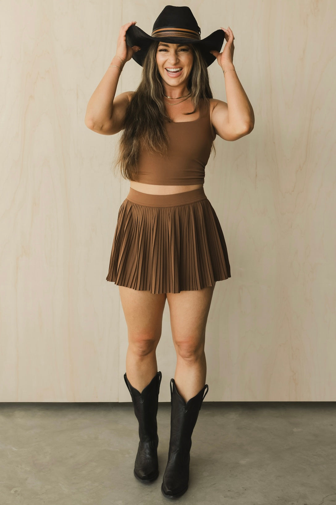 Micro Pleated Skirt