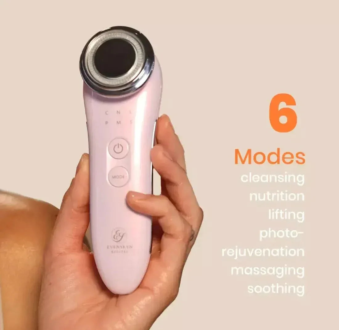 EvenSkyn® Eclipse: At-Home Ultrasound, Microcurrent & Red Light Facial Device