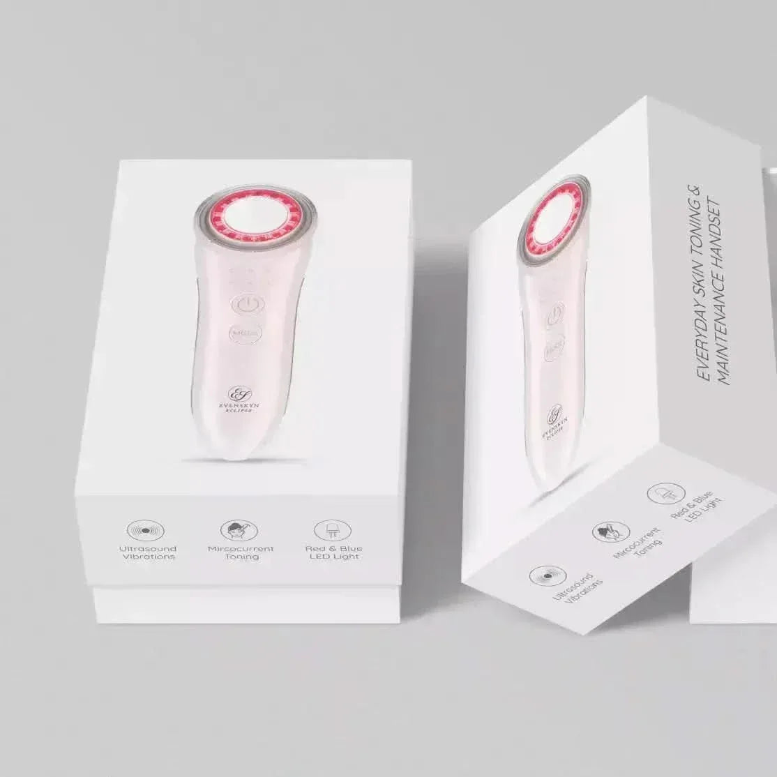 EvenSkyn® Eclipse: At-Home Ultrasound, Microcurrent & Red Light Facial Device