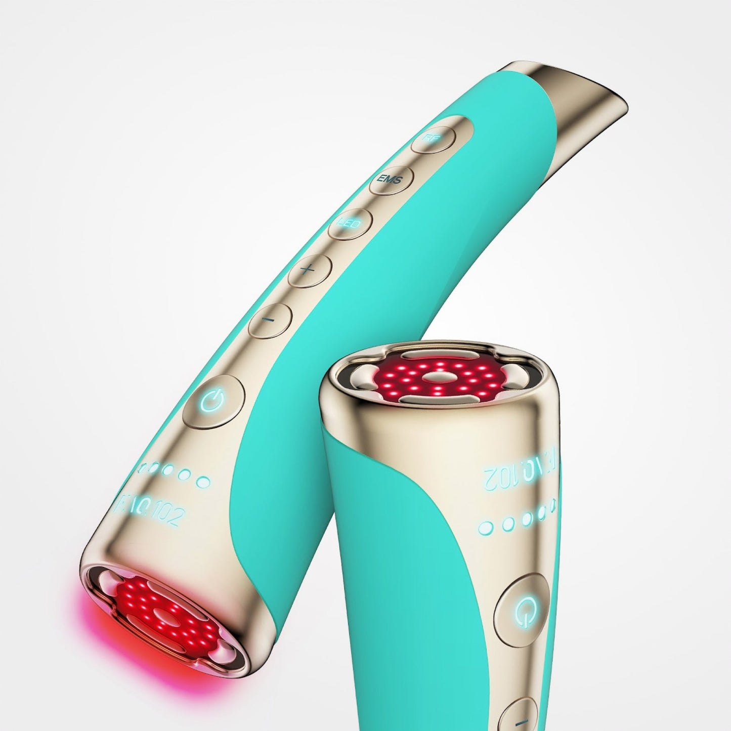 FOREO FAQ™102 RF Radio Frequency EMS & LED Device Topaz