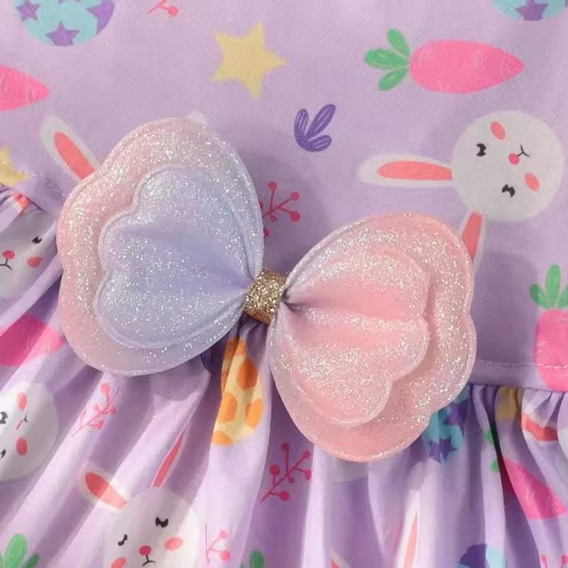 Lilac Easter Bunny Dress | Easter Dog Dress