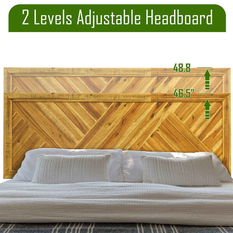 Sierra Deluxe Solid Wood Bed Frame