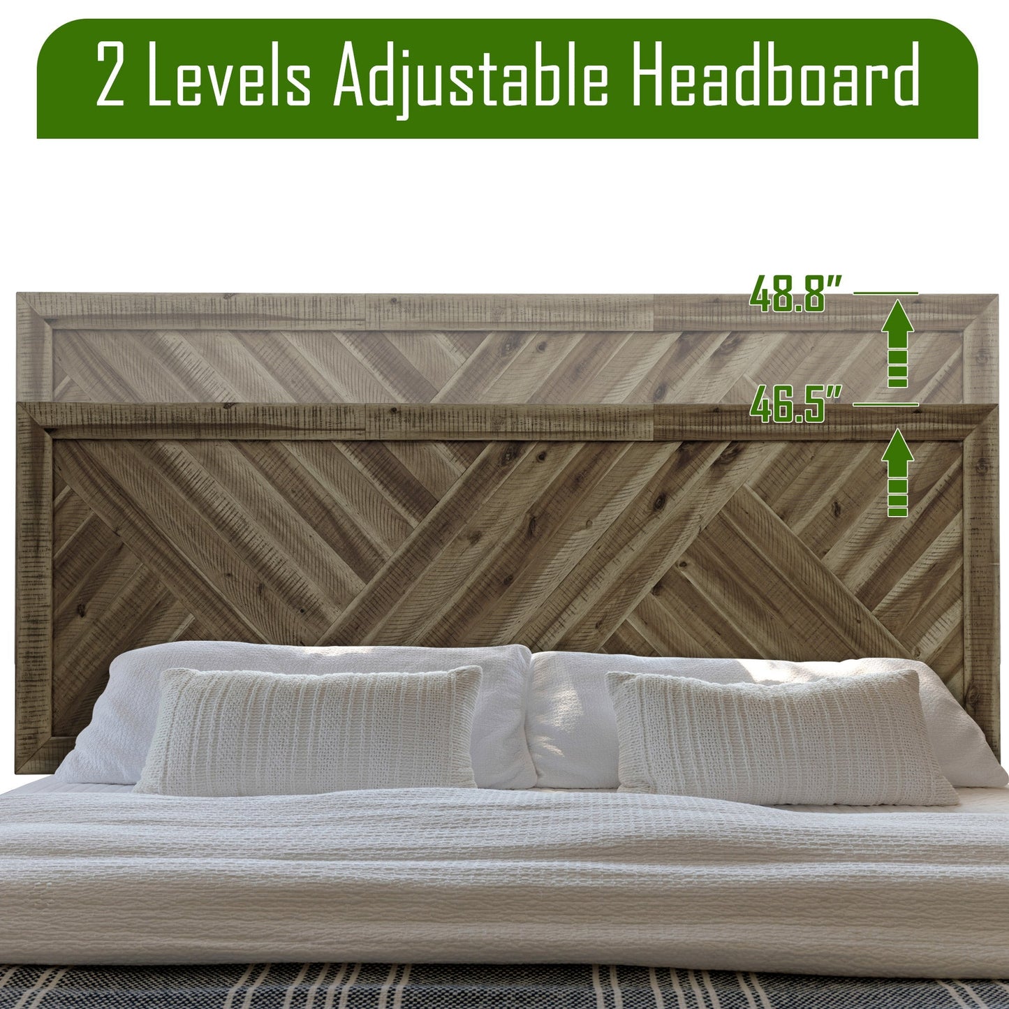 Sierra Deluxe Solid Wood Bed Frame